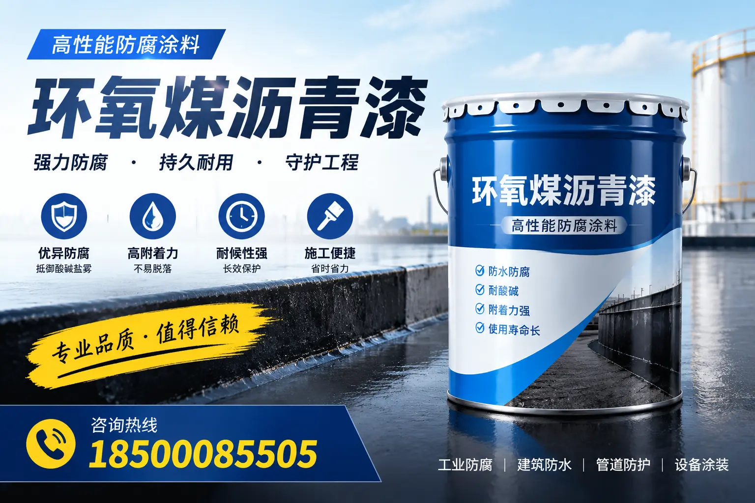 施工环氧煤沥青漆时的注意事项,中山用户的安全指南